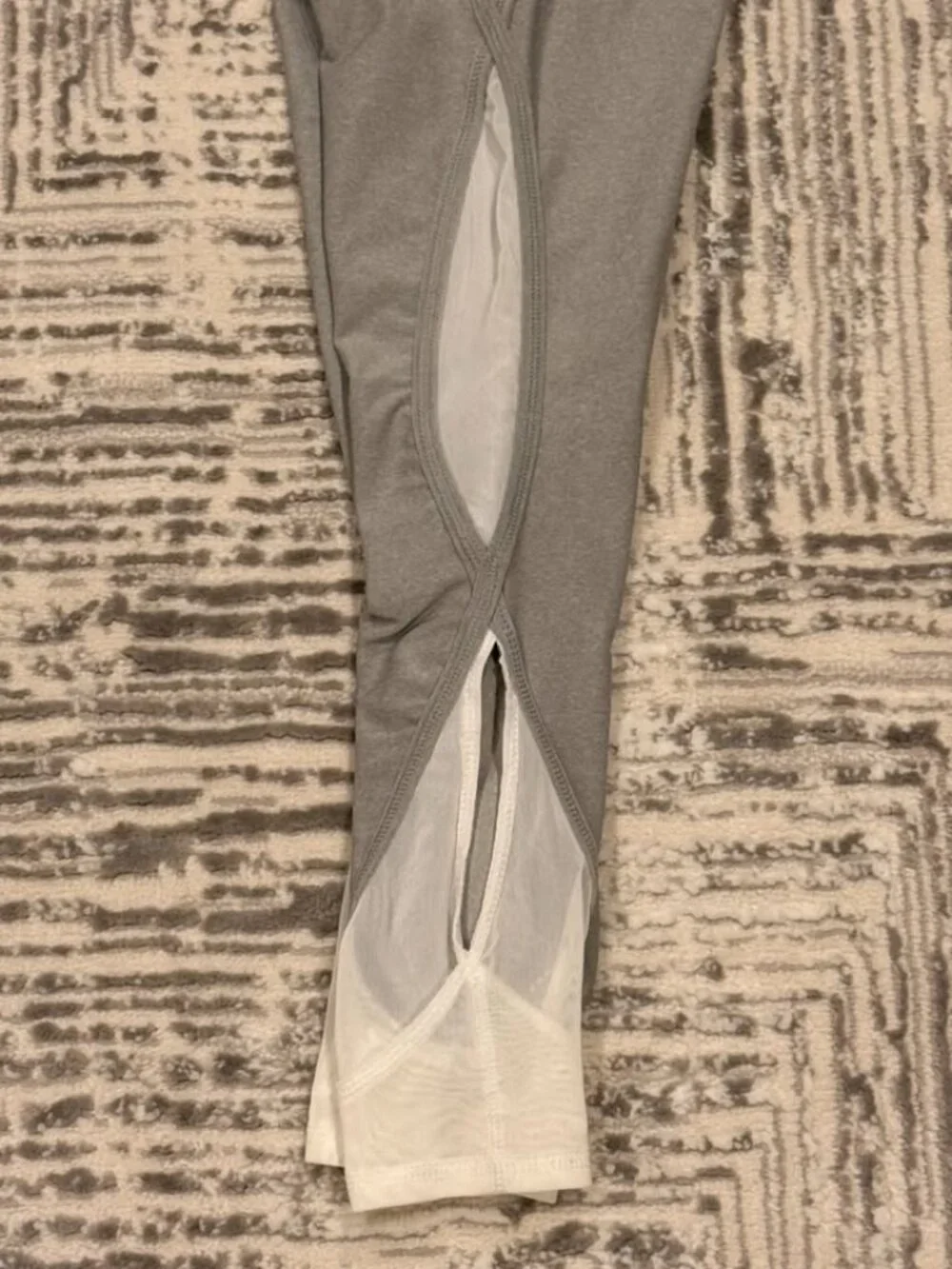 NEW RBX women's small gray/white leggings